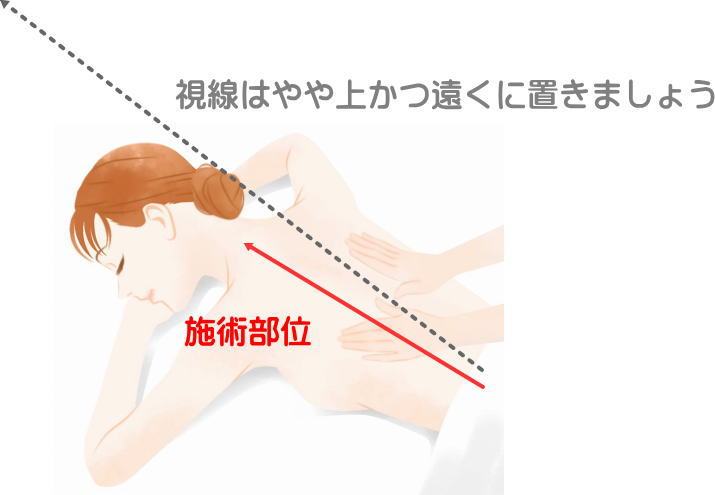 オイル施術のイラスト3