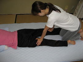 大腿部の押圧１