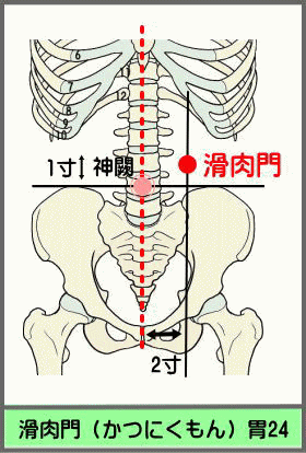 ツボ　かつにくもん